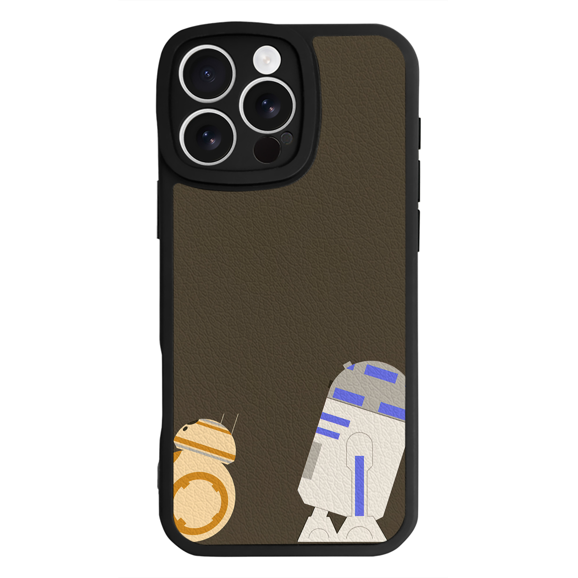 （画像用） スター・ウォーズ Star Wars 【iPhone 16シリーズ対応】シリコンスマホケース（レザー調） 材質：シリコン